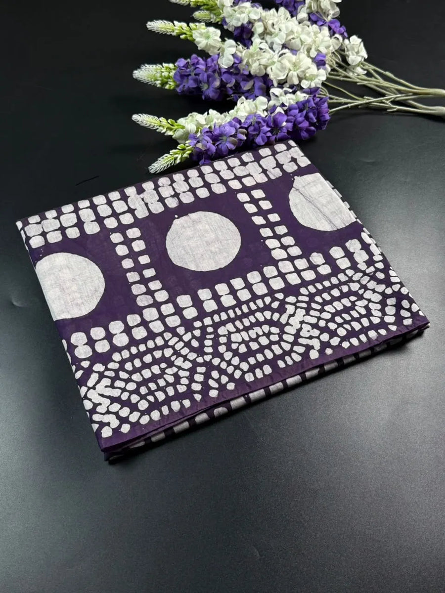 Semi Malai Cotton Silk Saree