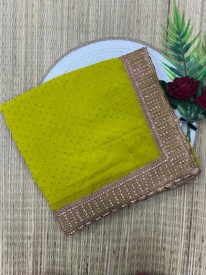 Chiffon banarasi saree