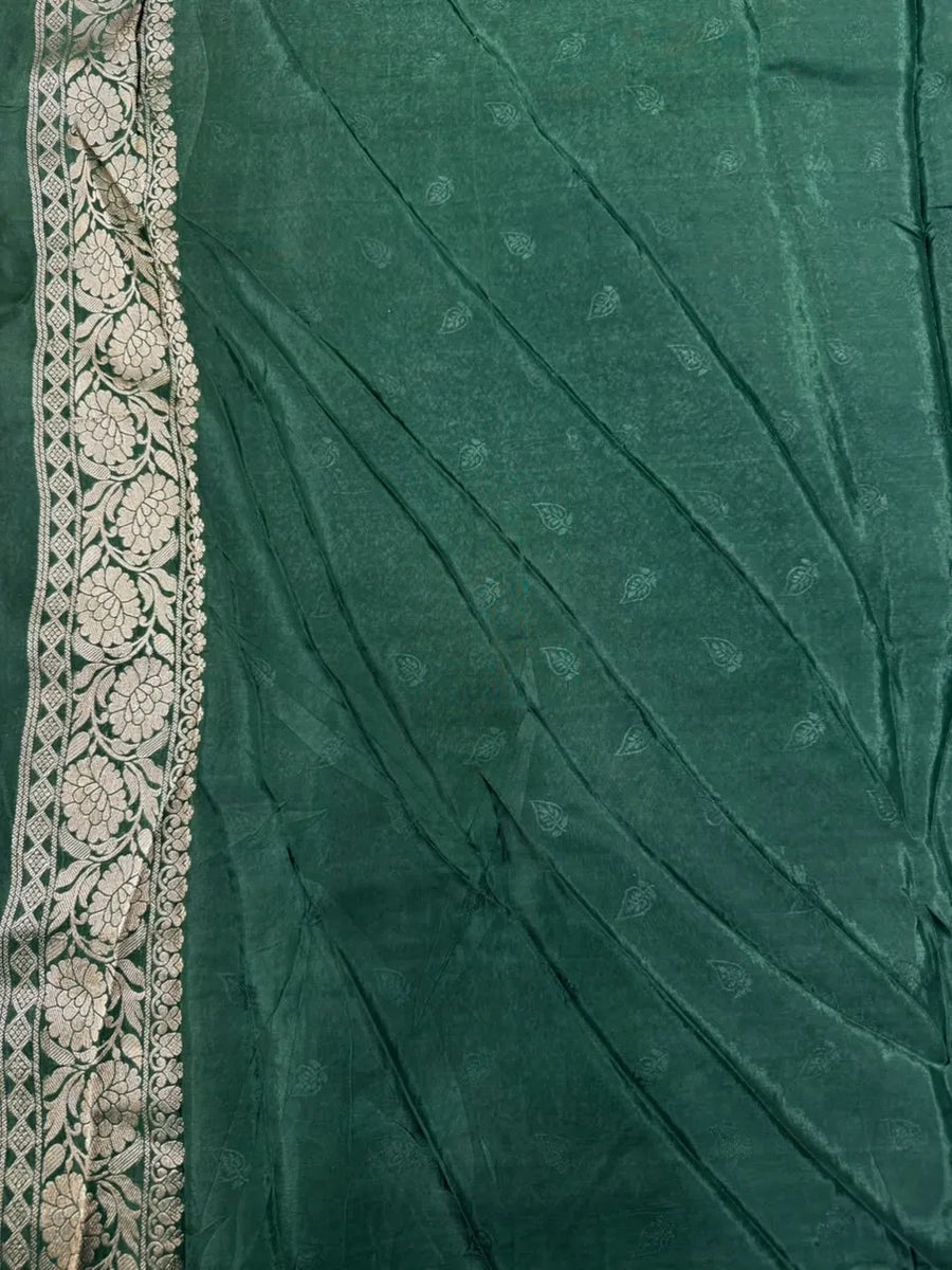 Pure Viscose Bandhani Banarasi Silk Saree