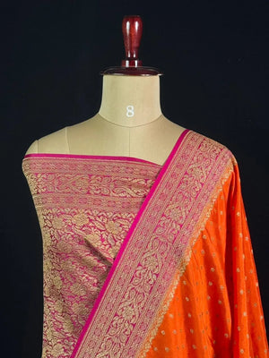 Pure Banarasi Crepe Saree