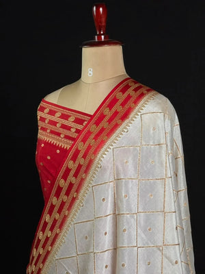 Pure Banarasi Crepe Saree