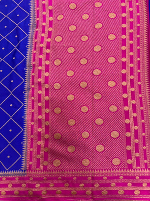 Pure Banarasi Crepe Saree