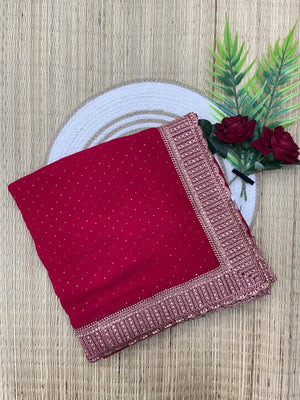 Chiffon banarasi saree