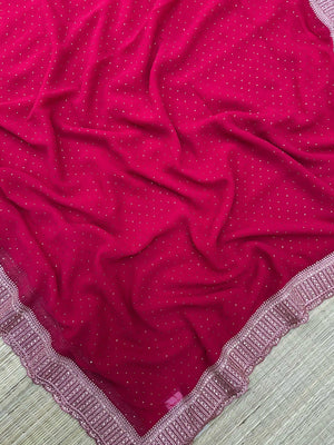 Chiffon banarasi saree