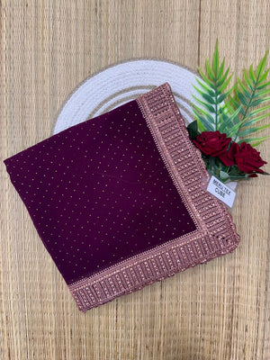 Chiffon banarasi saree