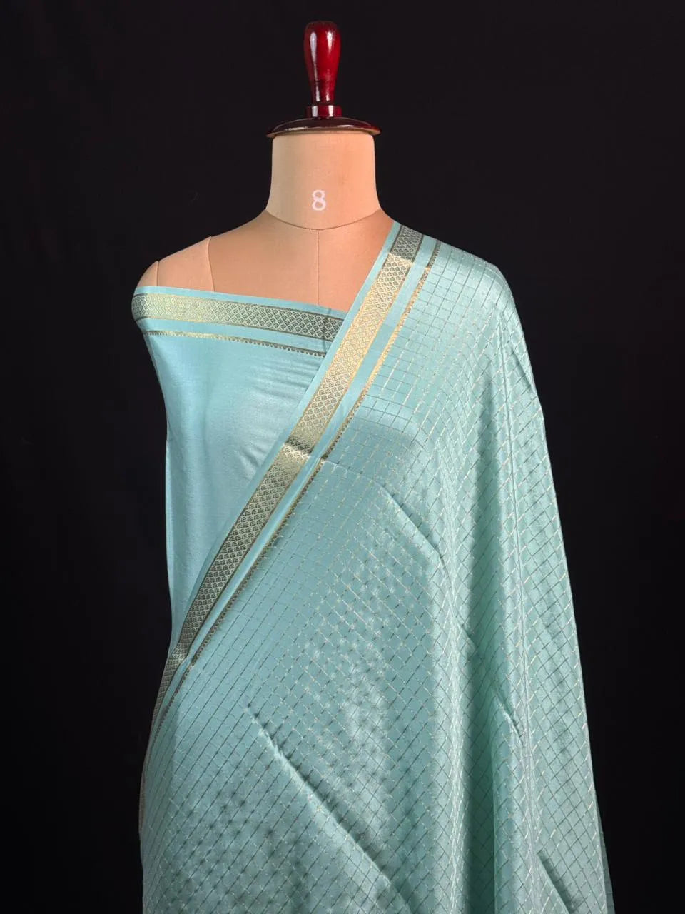 Everyday Royalty – Pure Mysore Silk Self Checks