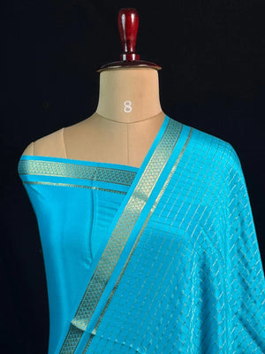 Everyday Royalty – Pure Mysore Silk Self Checks