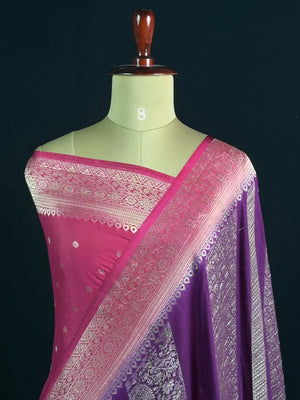 Georgette Saree with Rich Zari Weaving