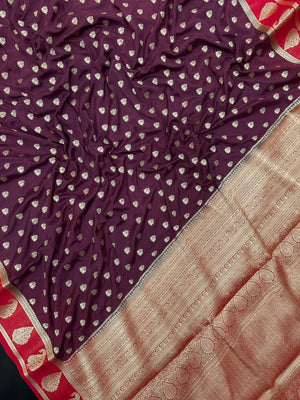Semi Crepe Silk Saree-Aakruthi