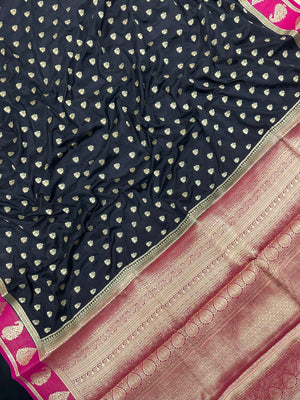 Semi Crepe Silk Saree-Aakruthi