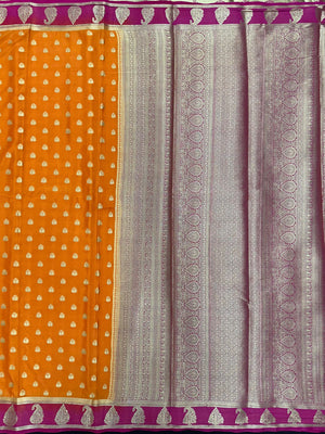 Semi Crepe Silk Saree-Aakruthi