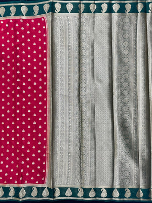 Semi Crepe Silk Saree-Aakruthi