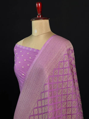 Shahi Elegance Semi Banarasi Georgette Drape