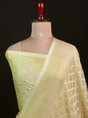 Shahi Elegance Semi Banarasi Georgette Drape