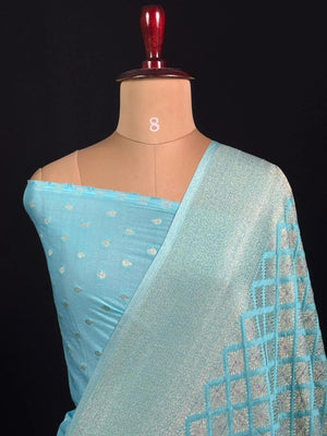 Shahi Elegance Semi Banarasi Georgette Drape