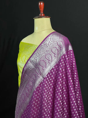 Modern Georgette Art Silk Saree