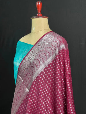 Modern Georgette Art Silk Saree