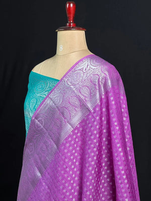 Modern Georgette Art Silk Saree