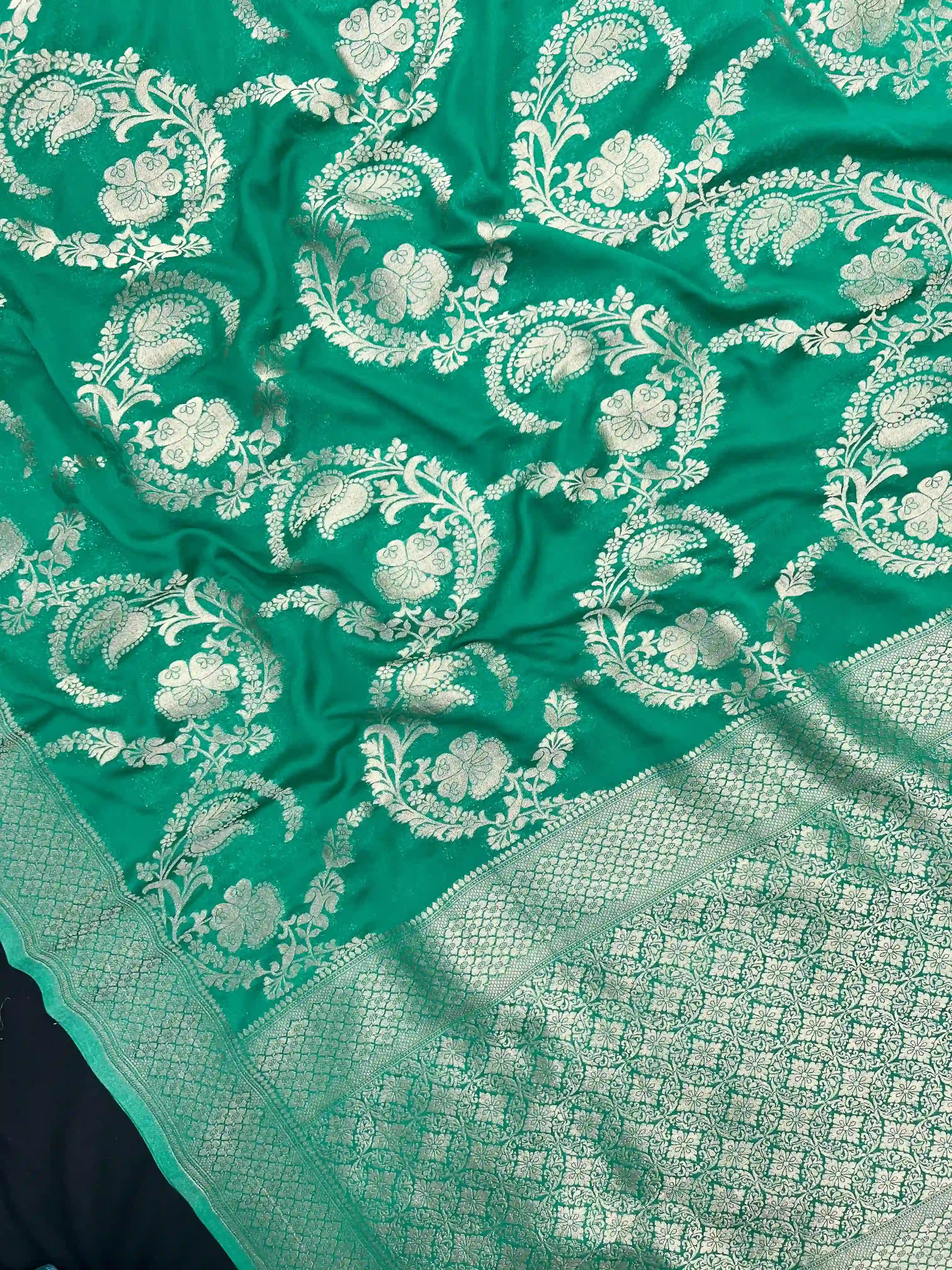 Banarasi Semi Chiffon Saree