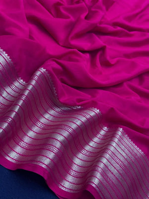 Premium Semi Mysore Crepe Saree – A Touch of Silk Sophistication (Aaruthi)