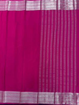 Premium Semi Mysore Crepe Saree – A Touch of Silk Sophistication (Aaruthi)