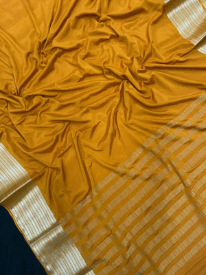 Premium Semi Mysore Crepe Saree – A Touch of Silk Sophistication (Aaruthi)