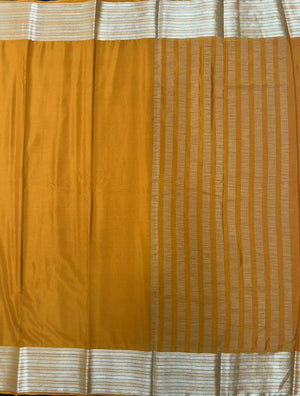 Premium Semi Mysore Crepe Saree – A Touch of Silk Sophistication (Aaruthi)