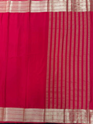 Premium Semi Mysore Crepe Saree – A Touch of Silk Sophistication (Aaruthi)