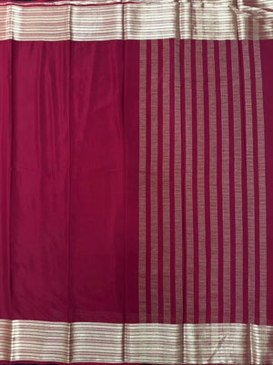 Premium Semi Mysore Crepe Saree – A Touch of Silk Sophistication (Aaruthi)