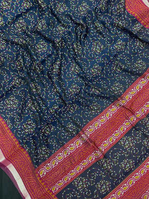 Semi Cotton Silk Saree with Subtle Shine & Comfort (Air Dot)