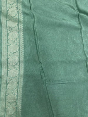 Elegant Raw Mango Silk Saree with Rich Texture (Alfi Buta)