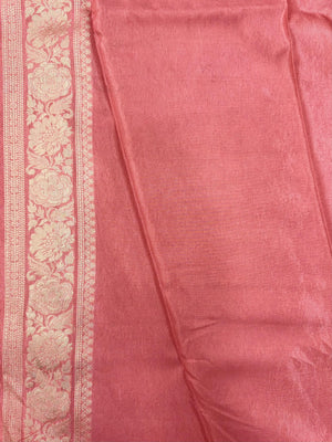 Elegant Raw Mango Silk Saree with Rich Texture (Alfi Buta)