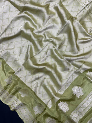 Elegant Raw Mango Silk Saree with Rich Texture (Alfi Buta)