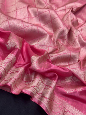 Elegant Raw Mango Silk Saree with Rich Texture (Alfi Buta)