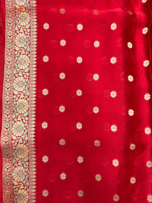 Modern Satin Organza Saree for Parties and Events (Alfi Tilfi )