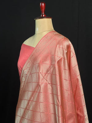 Elegant Raw Mango Silk Saree with Rich Texture (Alfi Buta)