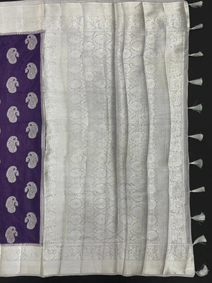 Graceful Flowing Georgette Saree-(Anjali Jaal)