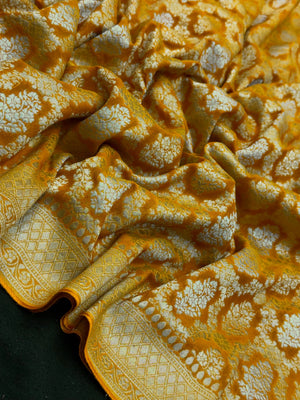 Classic Semi Georgette Silk Saree for All Occasions (Annapoorni Banarasi)