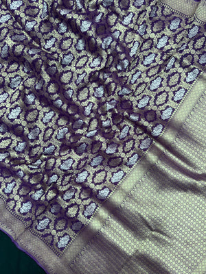 Classic Semi Georgette Silk Saree for All Occasions (Annapoorni Banarasi)