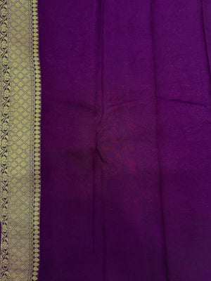 Classic Semi Georgette Silk Saree for All Occasions (Annapoorni Banarasi)