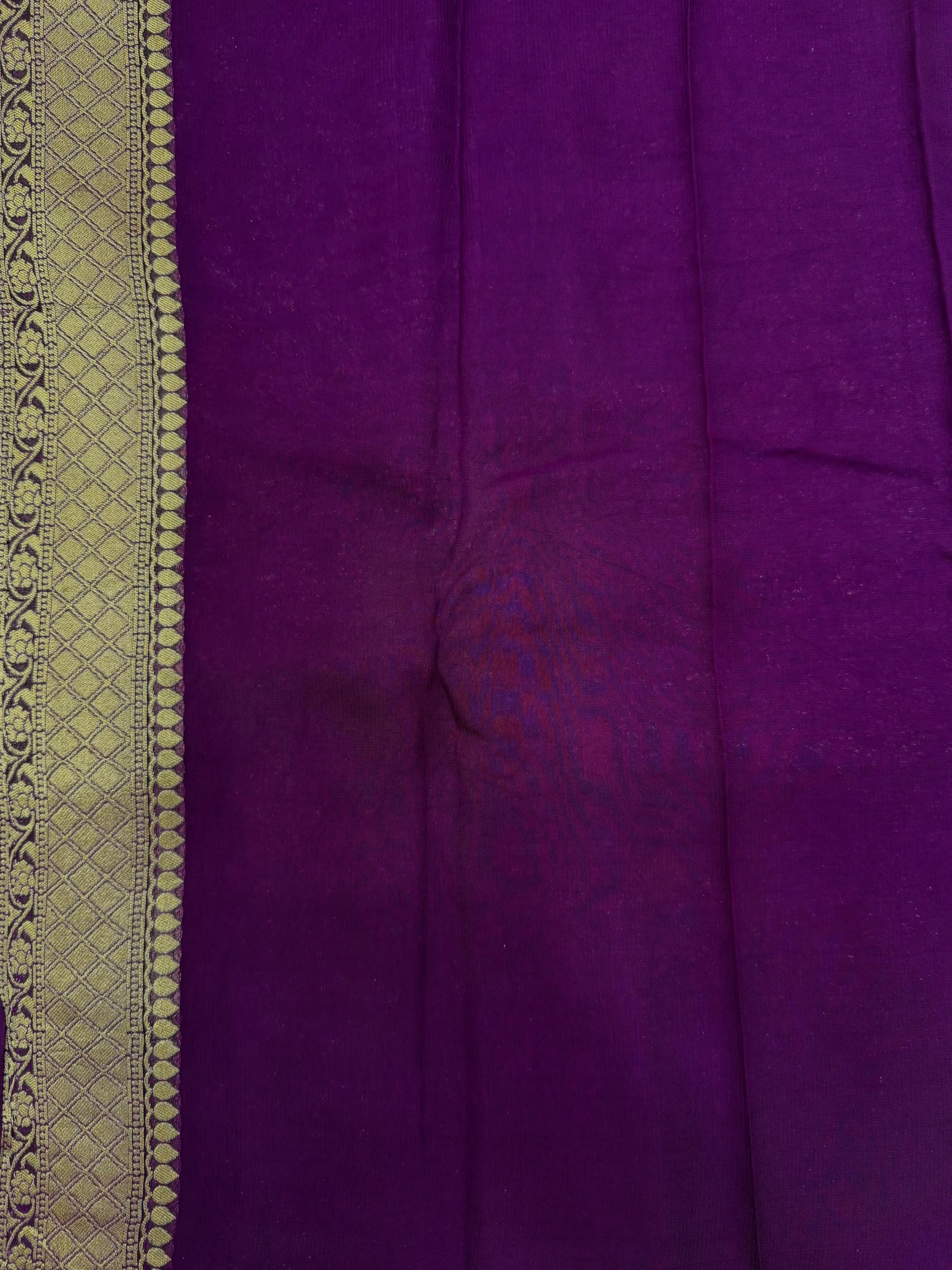 Classic Semi Georgette Silk Saree for All Occasions (Annapoorni Banarasi)