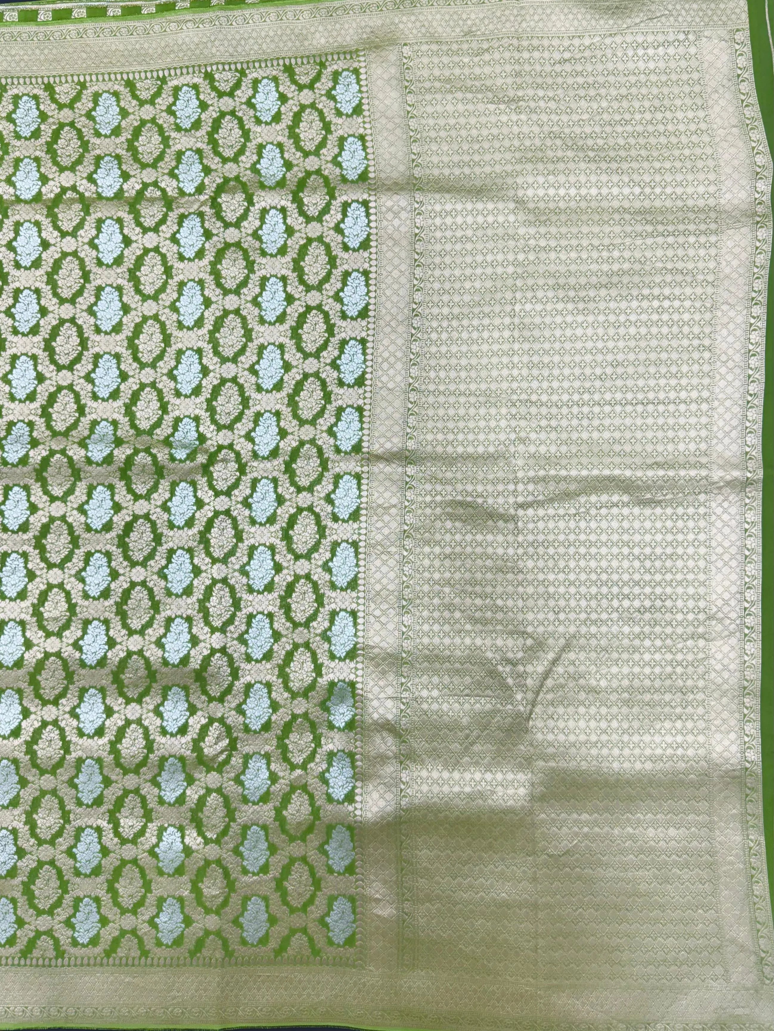 Classic Semi Georgette Silk Saree for All Occasions (Annapoorni Banarasi)