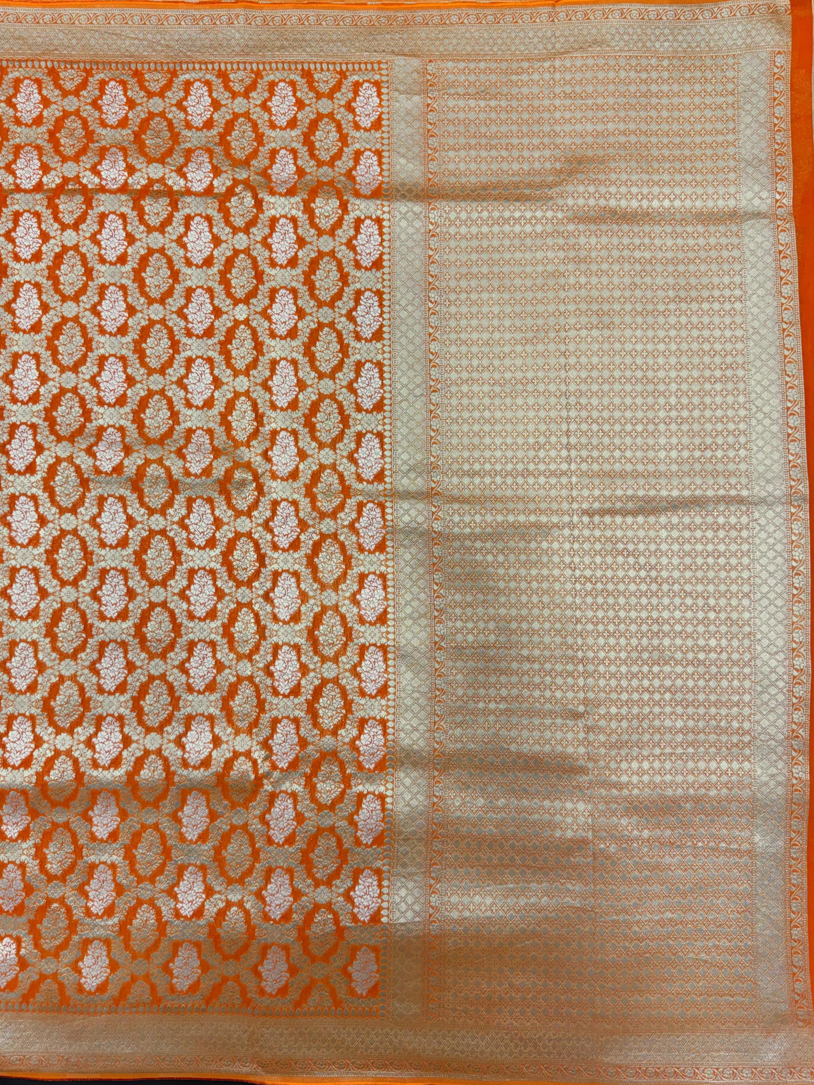 Classic Semi Georgette Silk Saree for All Occasions (Annapoorni Banarasi)
