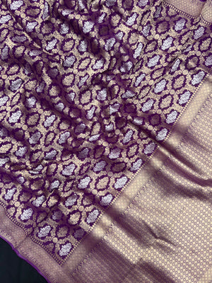 Classic Semi Georgette Silk Saree for All Occasions (Annapoorni Banarasi)