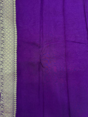 Classic Semi Georgette Silk Saree for All Occasions (Annapoorni Banarasi)