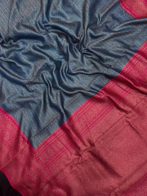 Classic Jute Silk Saree with Rich Texture & Shine (Antique Aangan)