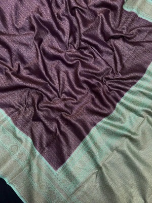 Classic Jute Silk Saree with Rich Texture & Shine (Antique Aangan)