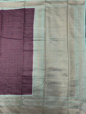 Classic Jute Silk Saree with Rich Texture & Shine (Antique Aangan)