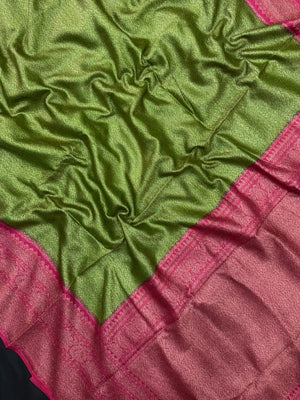 Classic Jute Silk Saree with Rich Texture & Shine (Antique Aangan)