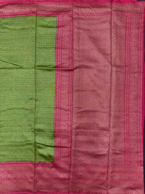 Classic Jute Silk Saree with Rich Texture & Shine (Antique Aangan)